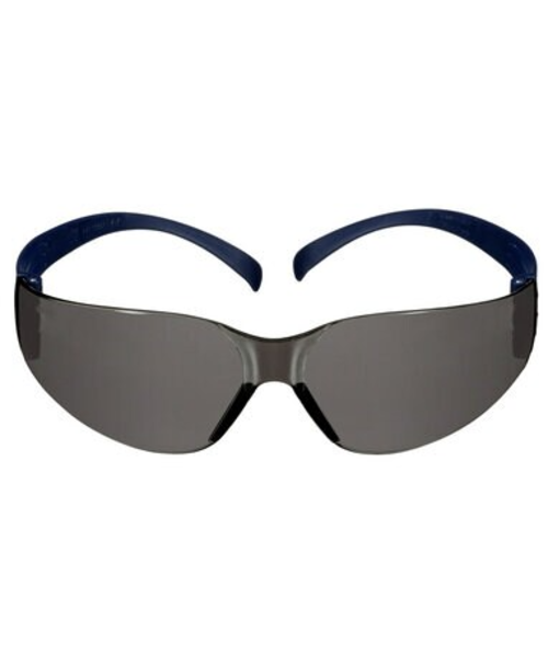 3M Lunettes de sécurité 3M™ Securefit 100, anti-rayures/anti-buée, verres gris - monture bleue