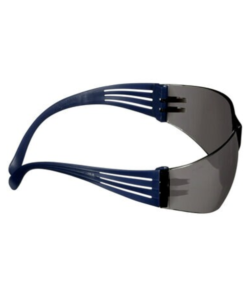 3M Lunettes de sécurité 3M™ Securefit 100, anti-rayures/anti-buée, verres gris - monture bleue
