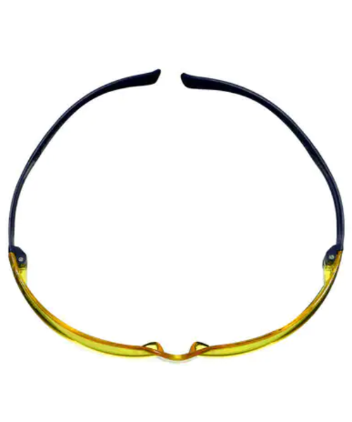 3M Lunettes de sécurité 3M™ Securefit 100 anti-rayures/anti-buée, verres ambrés - monture bleue