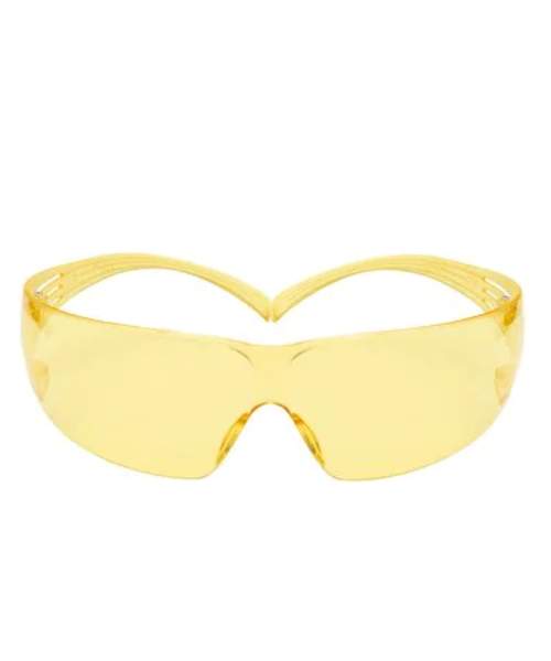 3M Lunettes de sécurité Securefit 200, anti-rayures/anti-buée - monture ambrée