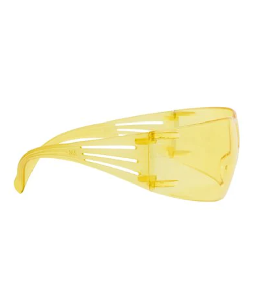3M Lunettes de sécurité Securefit 200, anti-rayures/anti-buée - monture ambrée