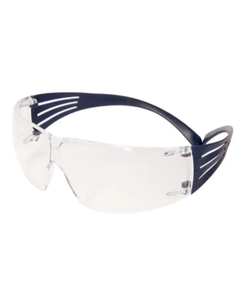 3M Lunettes de sécurité Securefit 200, revêtement Scotchgard - monture bleue