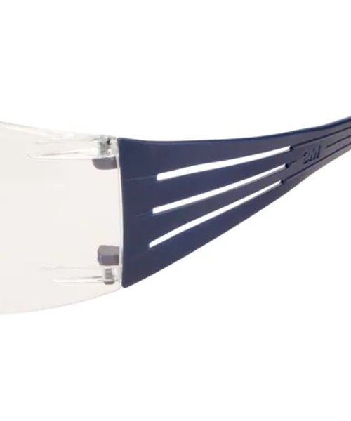 3M Lunettes de sécurité Securefit 200, revêtement Scotchgard - monture bleue