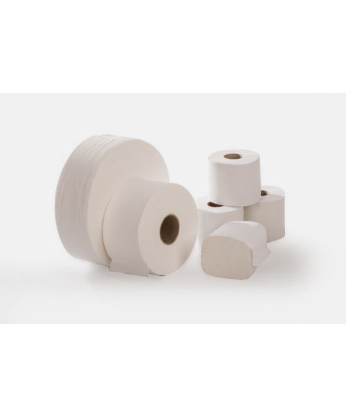 Bewima Papier hygiénique mini-jumbo - cellulose blanche / 180 m x 9 cm