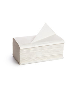 Serviettes pliées naturelles / 25 x 33 cm, 1 couche