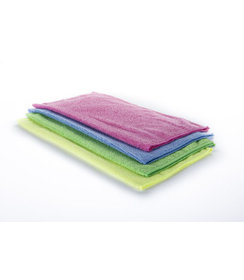 Chiffon en microfibre pour vitres, vert, 40 x 40 cm