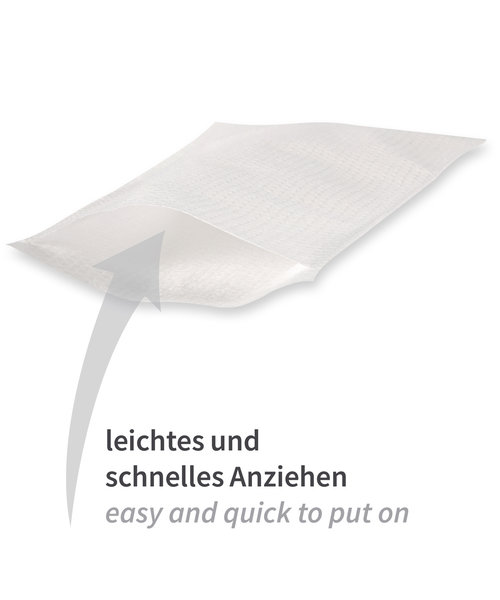 HygoStar Gant de toilette SOFT blanc / 22 x 15 cm