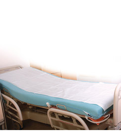 Couverture de brancard jetable, 1 couche, blanche / 200 x 100 cm