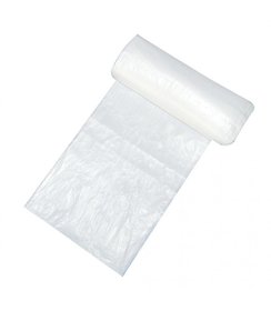 Sac poubelle en rouleau, HDPE, transparent / 5 litres