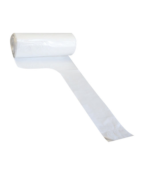 Hygo Clean Sac poubelle avec poignées en rouleau, HDPE, transparent / 50 litres