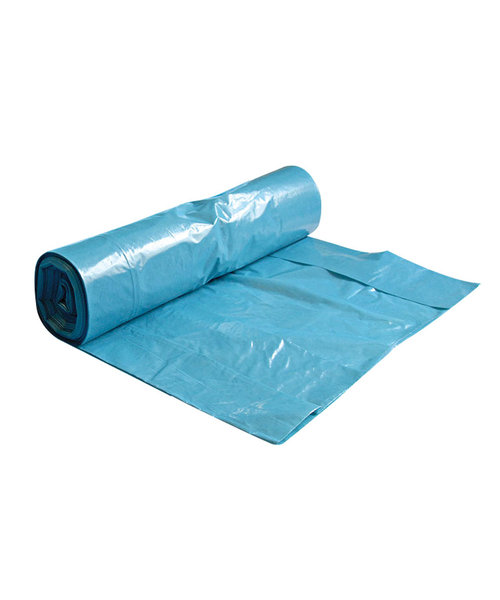 Hygo Clean Sac poubelle en rouleau, bleu, LDPE/ 120 litres, 45 microns