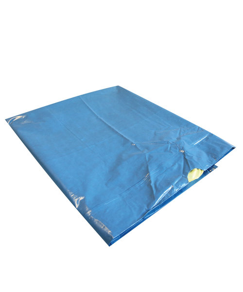 Hygo Clean Sac poubelle avec cordon de serrage en rouleau, LDPE, bleu / 120 litres, 45 microns