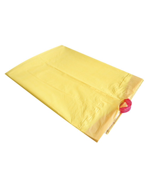 Hygo Clean Sac poubelle avec cordon de serrage en rouleau, LDPE, jaune / 120 litres, 45 microns