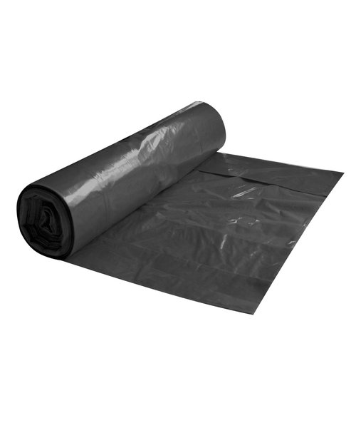 Hygo Clean Vuilniszak op rol, zwart, LDPE/ 130 liter, 55my