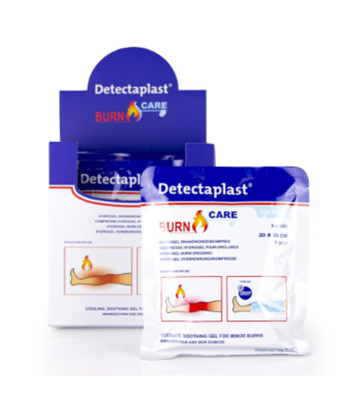 Detectaplast Burn gel dressing 10 x 10 cm/ doos 20 stuks