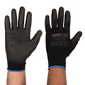 HygoStar Gants en nylon à mailles fines « Black Ace » / revêtement PU