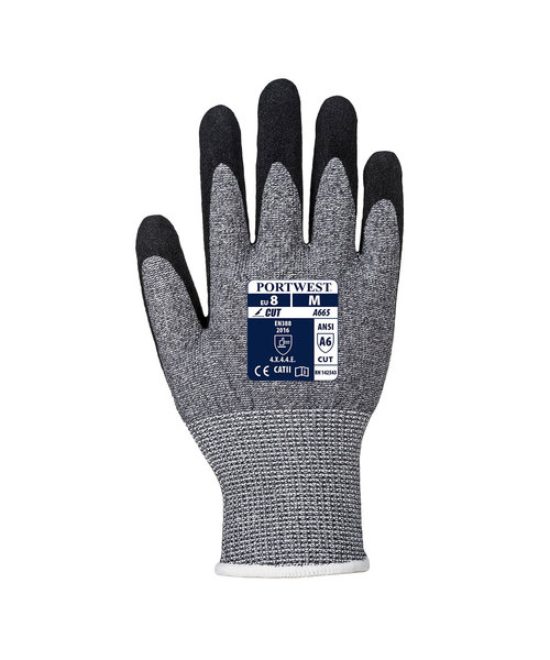 Portwest Gant résistant aux coupures, gris/noir