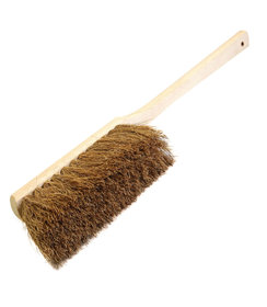 Brosse à main « coco » marron, manche long (45 cm)