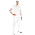 HygoNorm Combinaison « Light » avec capuche en PP non tissé - blanche