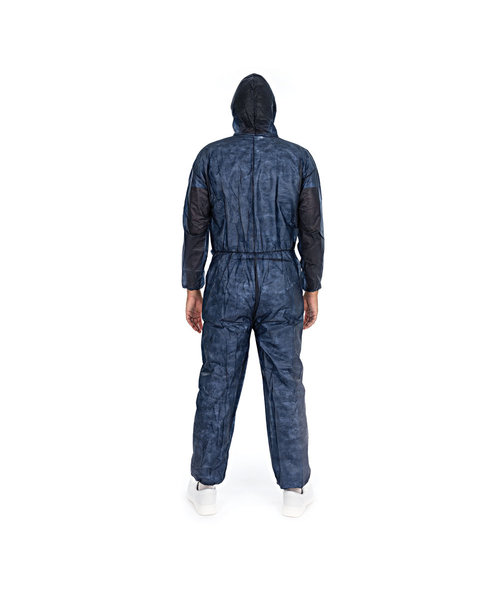 HygoNorm Combinaison « Light » avec capuche en PP non tissé - bleue
