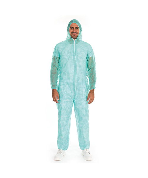 HygoNorm Combinaison « Light » avec capuche en PP non tissé - verte