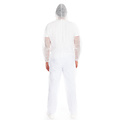 HygoNorm Combinaison « Eco » avec capuche en polypropylène, blanche