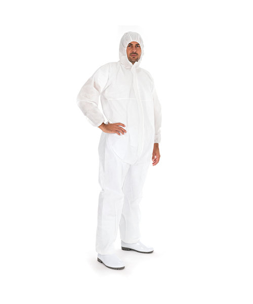 HygoStar Combinaison ignifuge, SMS, blanche