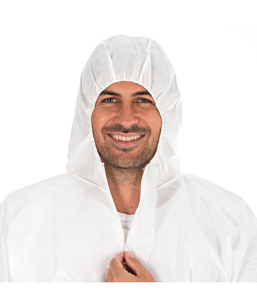 HygoStar Combinaison ignifuge, SMS, blanche