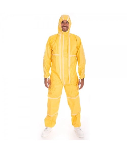 Combinaison « ChemicalStar » type 3B+4B+5B+6B, SMS/PE, jaune