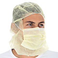 HygoStar Casquette Astro avec masque buccal PP, 2 couches - jaune