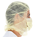 HygoStar Casquette Astro avec masque buccal PP, 2 couches - jaune