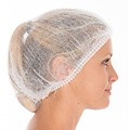 HygoNorm Filet à cheveux Clip Cap « Eco » PP, blanc (50 cm)