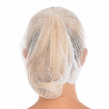 HygoNorm Filet à cheveux Clip Cap « Eco » PP, blanc (50 cm)