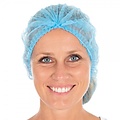HygoNorm Filet à cheveux Clip Cap « Eco » PP, bleu (50 cm)