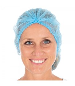 Filet à cheveux Clip Cap « Eco » PP, bleu