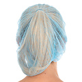 HygoNorm Filet à cheveux Clip Cap « Eco » PP, bleu (50 cm)