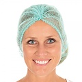HygoNorm Filet à cheveux Clip Cap « Eco » PP, vert (50 cm)
