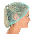 HygoNorm Filet à cheveux Clip Cap « Eco » PP, vert (50 cm)
