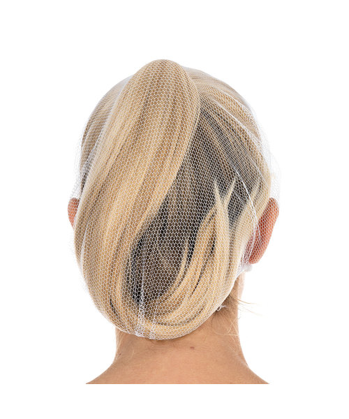 HygoStar Filet à cheveux en nylon HONEYCOMB, blanc (53 cm)