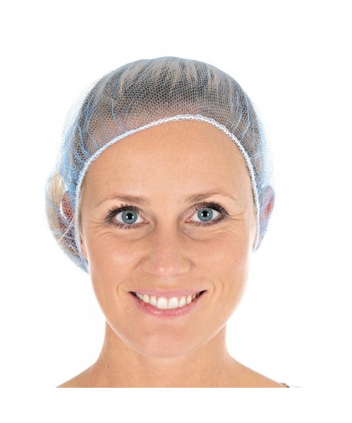 HygoStar Filet à cheveux en nylon HONEYCOMB, bleu (53 cm)