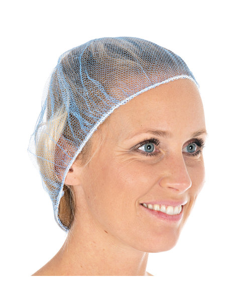 HygoStar Filet à cheveux en nylon HONEYCOMB, bleu (53 cm)