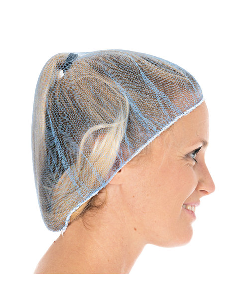 HygoStar Filet à cheveux en nylon HONEYCOMB, bleu (53 cm)