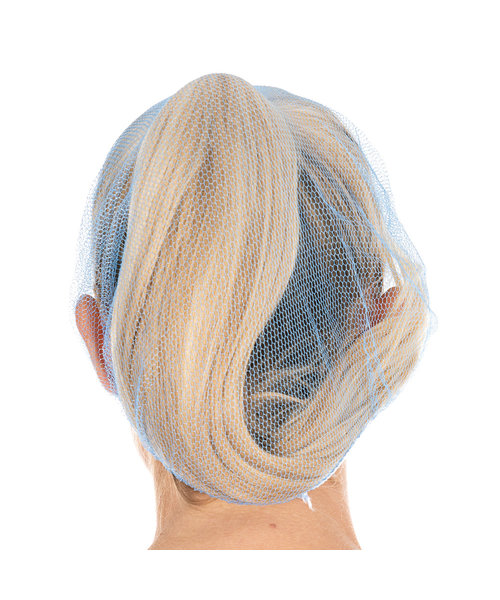 HygoStar Filet à cheveux en nylon HONEYCOMB, bleu (53 cm)