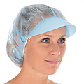 HygoNorm Filet à cheveux bouffant Light avec visière PP, bleu