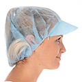 HygoNorm Filet à cheveux bouffant Light avec visière PP, bleu
