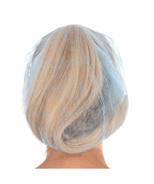 HygoNorm Filet à cheveux bouffant Light avec visière PP, bleu