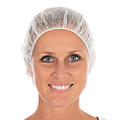 HygoNorm Filet à cheveux bouffant Bettina Eco PP, blanc (53 cm)
