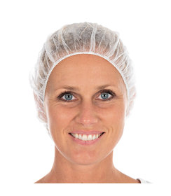 Filet à cheveux bouffant Bettina Eco PP, blanc