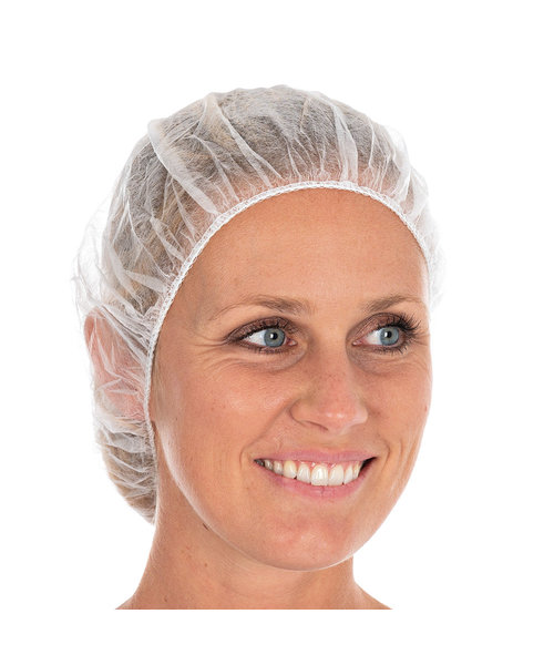 HygoNorm Filet à cheveux bouffant Bettina Eco PP, blanc (53 cm)
