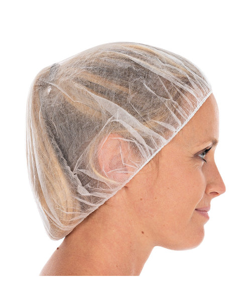 HygoNorm Filet à cheveux bouffant Bettina Eco PP, blanc (53 cm)